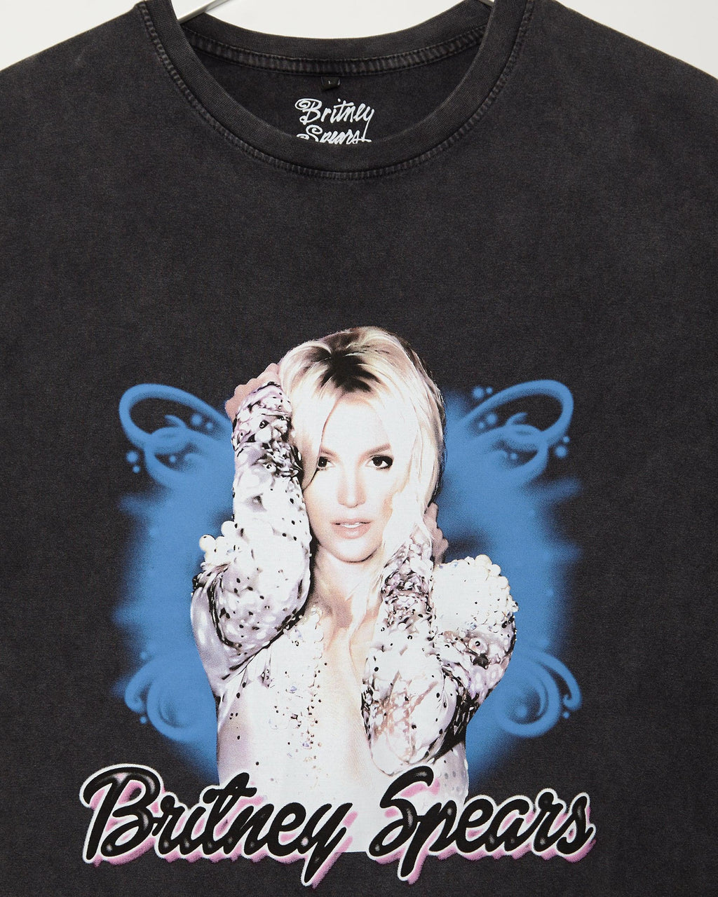 Official Britney Spears Airbrushed graphic, Stone Wash t-shirt
