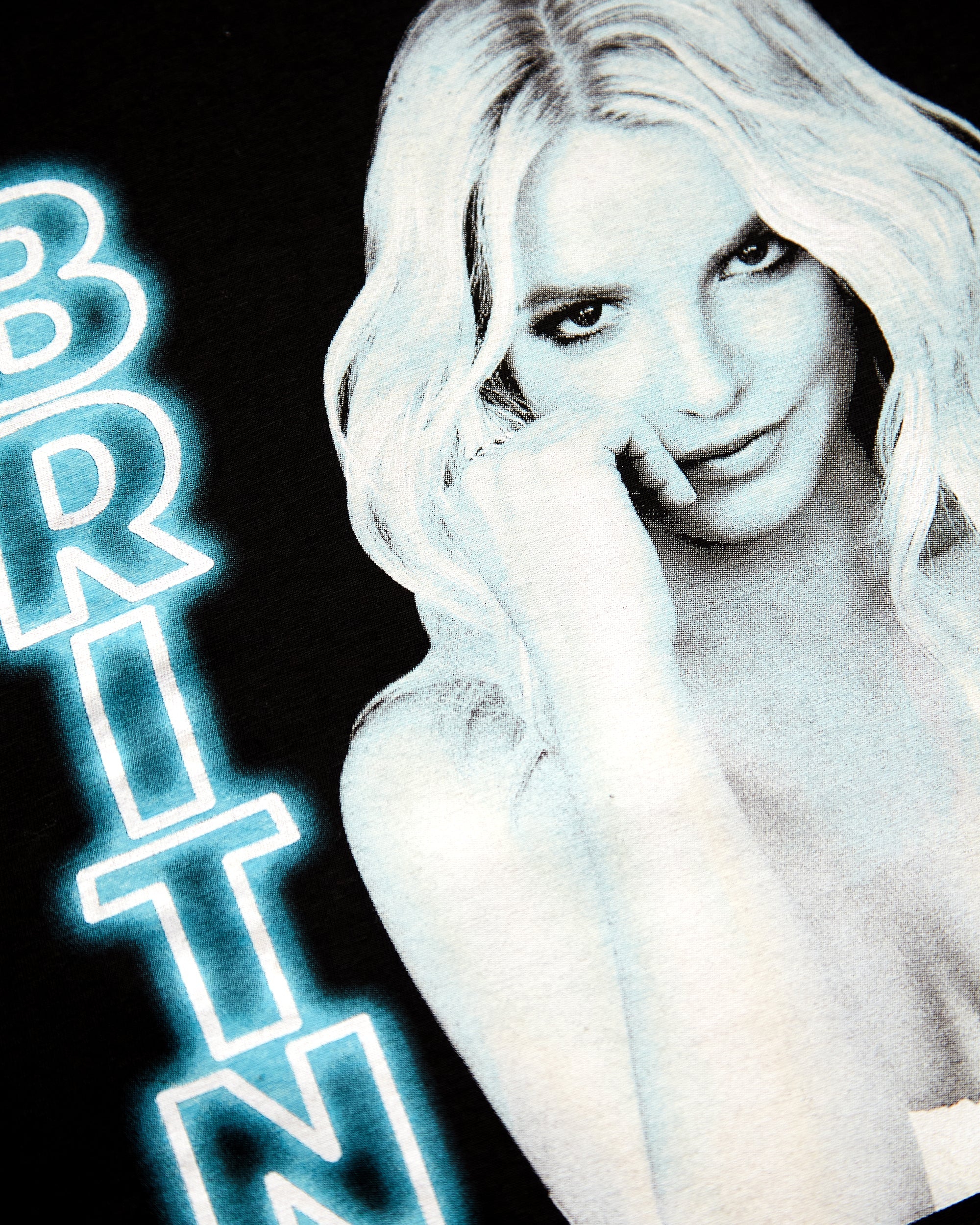 Official Britney Spears: Neon Light Britney Jean, Unisex T-Shirt - Black
