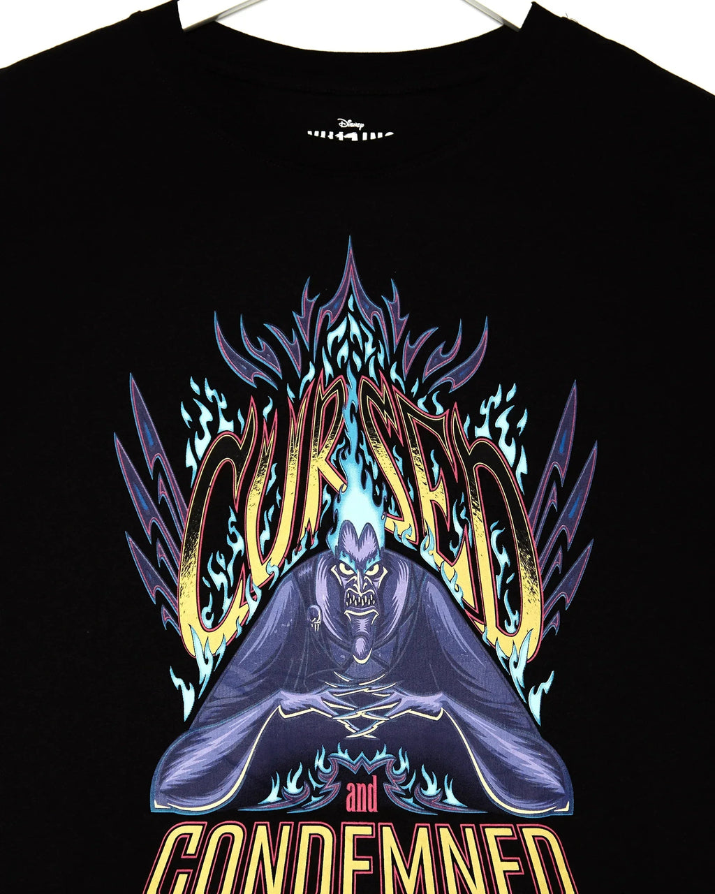 DISNEY VILLAINS: Hades black -  low cut cropped t-shirt