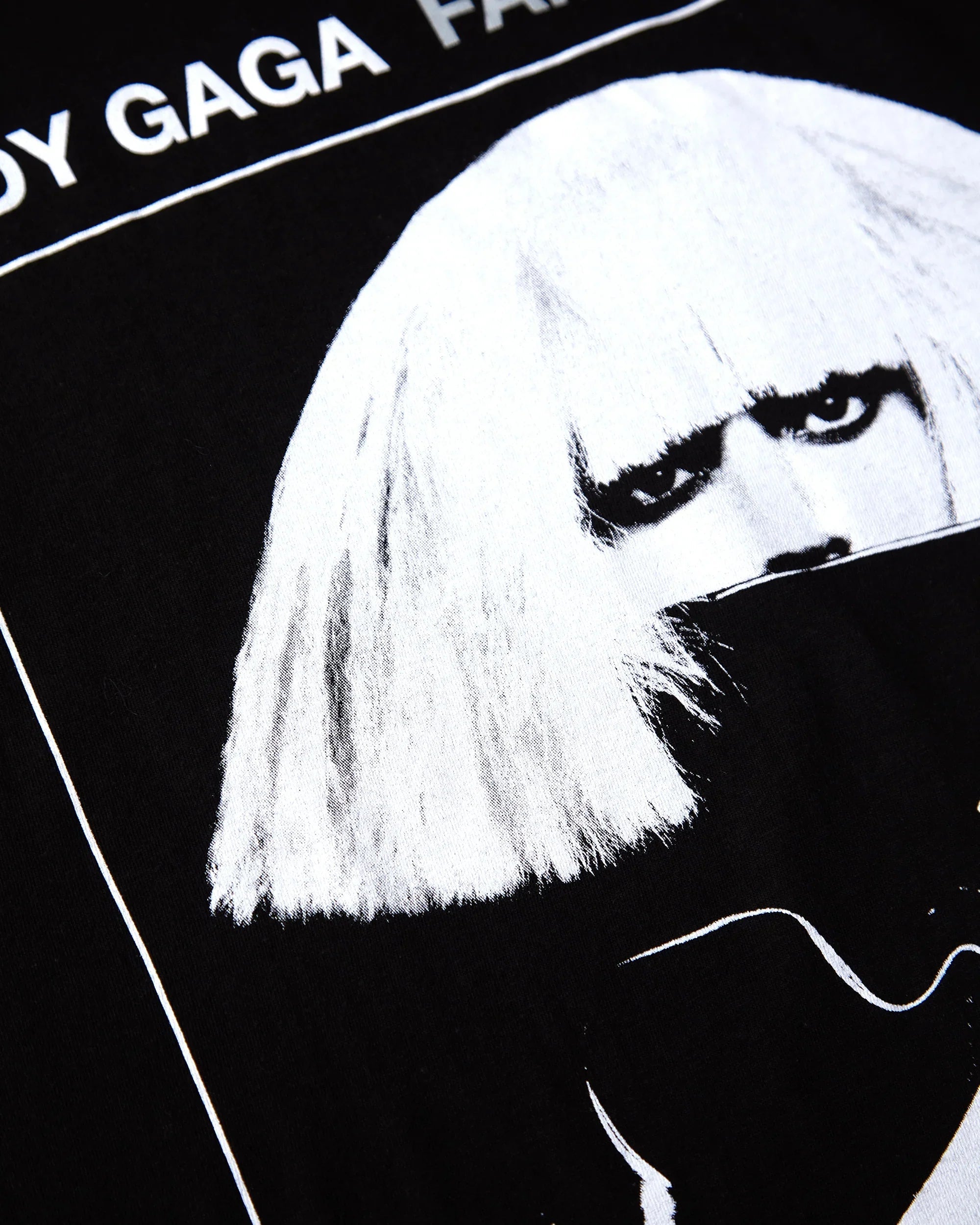 Official Lady Gaga "FAME MONSTER" low cut cropped tee