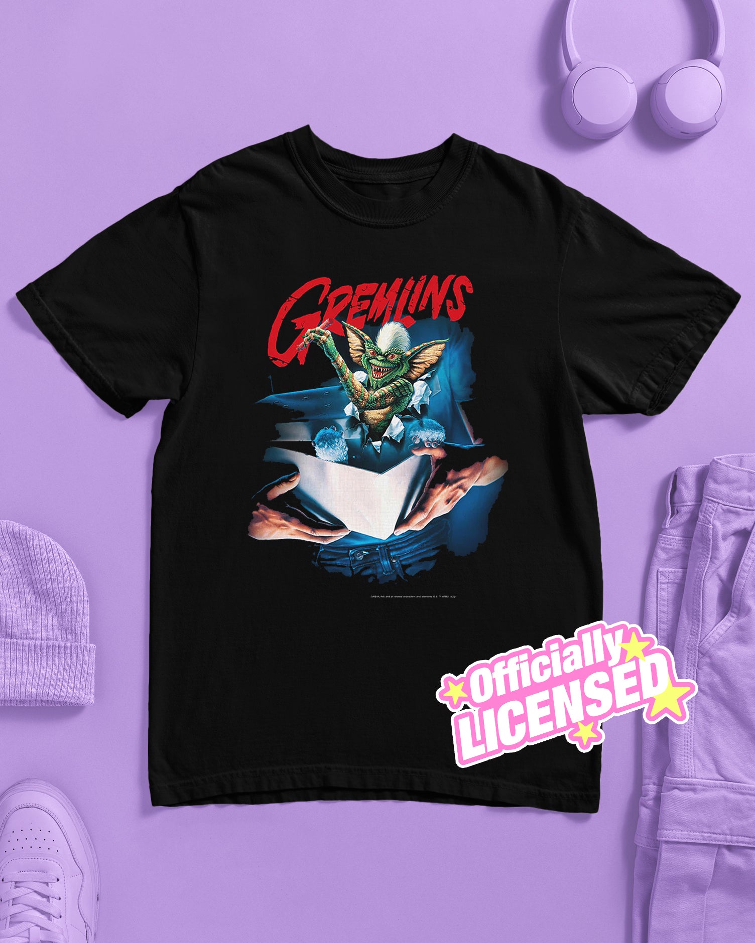 Official Gremlins tshirt - black