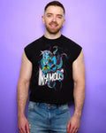 DISNEY VILLAINS: Ursula black - low cut cropped tshirt