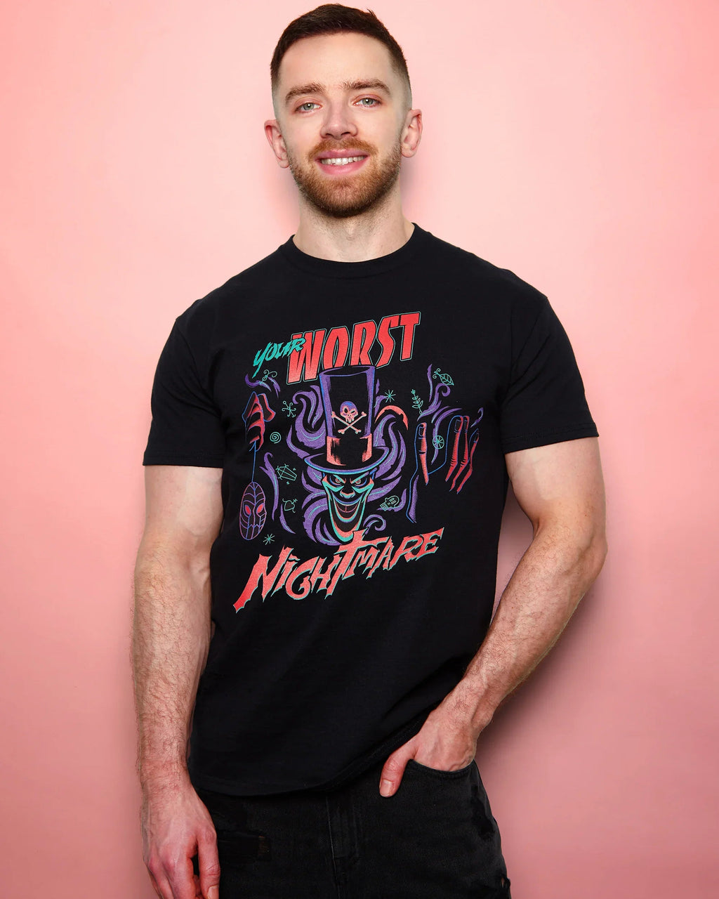 DISNEY VILLAINS: Shadow Man black - tshirt