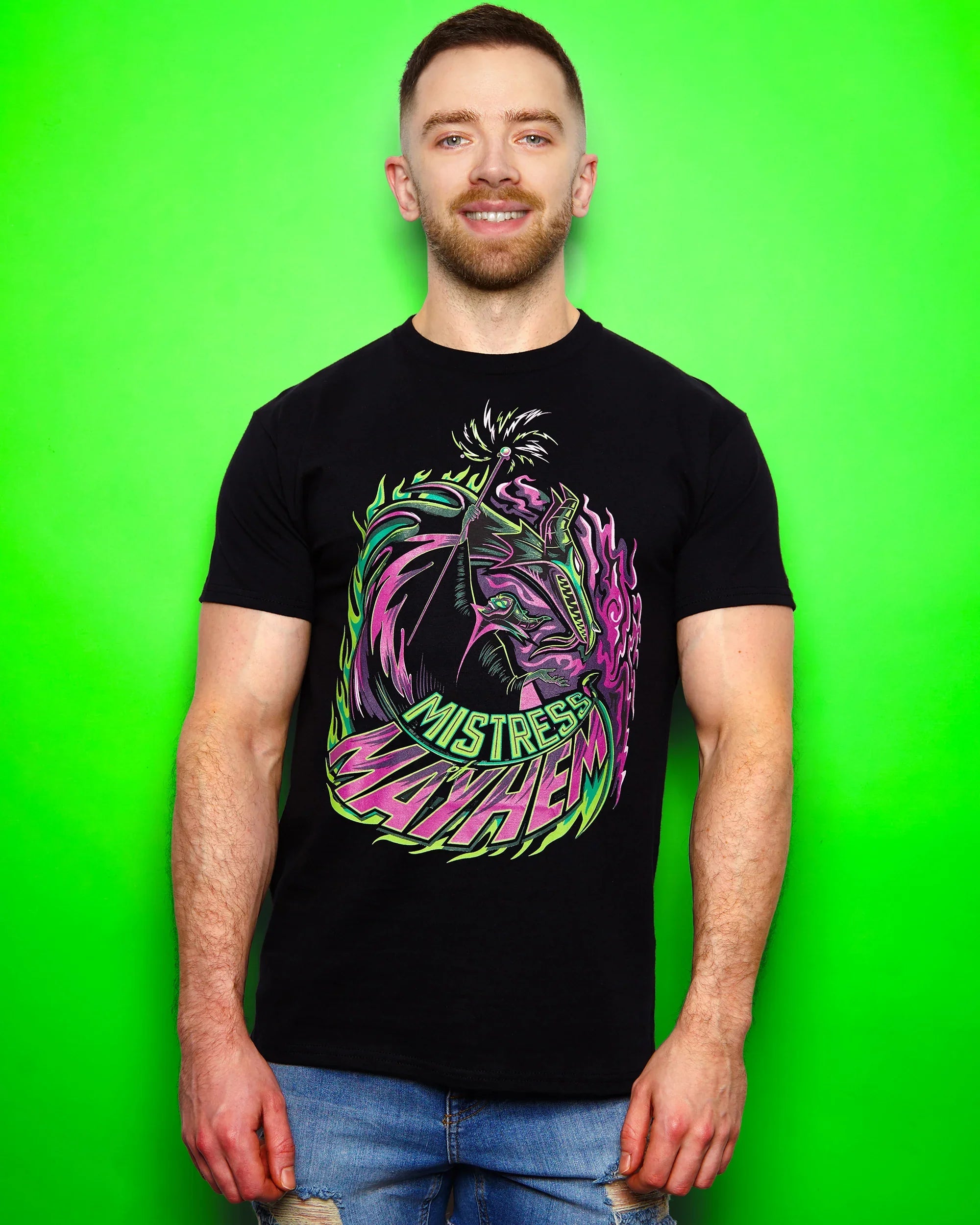 DISNEY VILLAINS: Maleficent black - tshirt