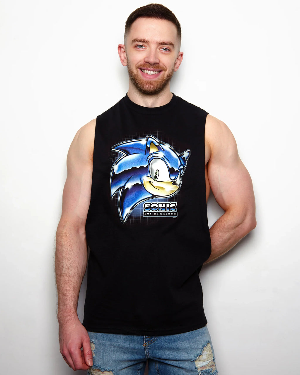 Official Sonic the hedgehog - Sideless tshirt
