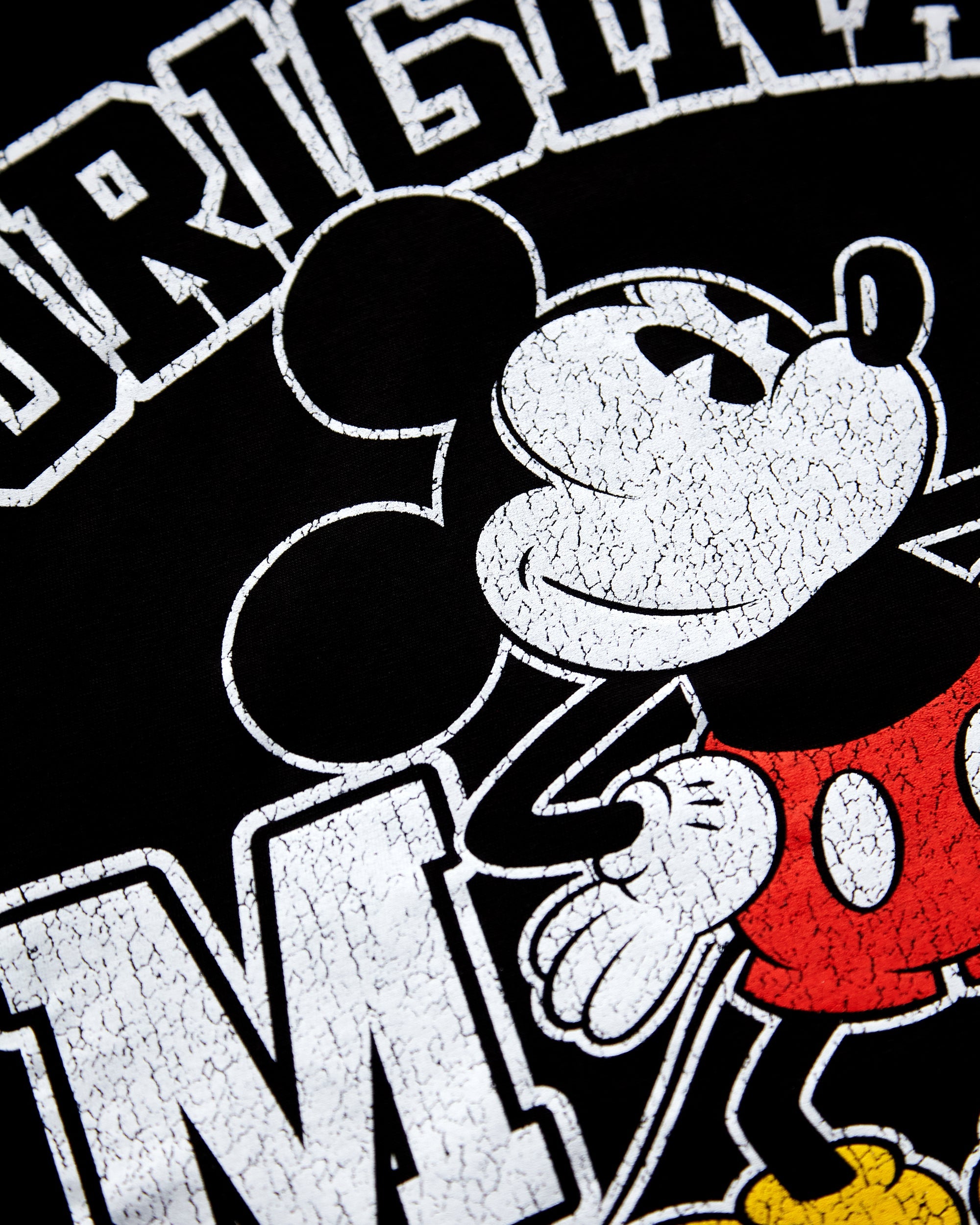 Disney Unisex T-Shirt: Mickey Mouse Original Unisex T-Shirt - Black