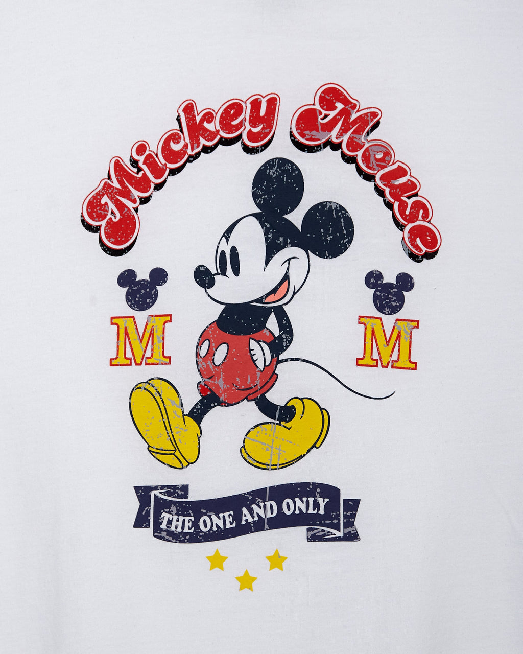 Disney Unisex T-Shirt: Mickey Mouse One & Only Unisex T-Shirt - white