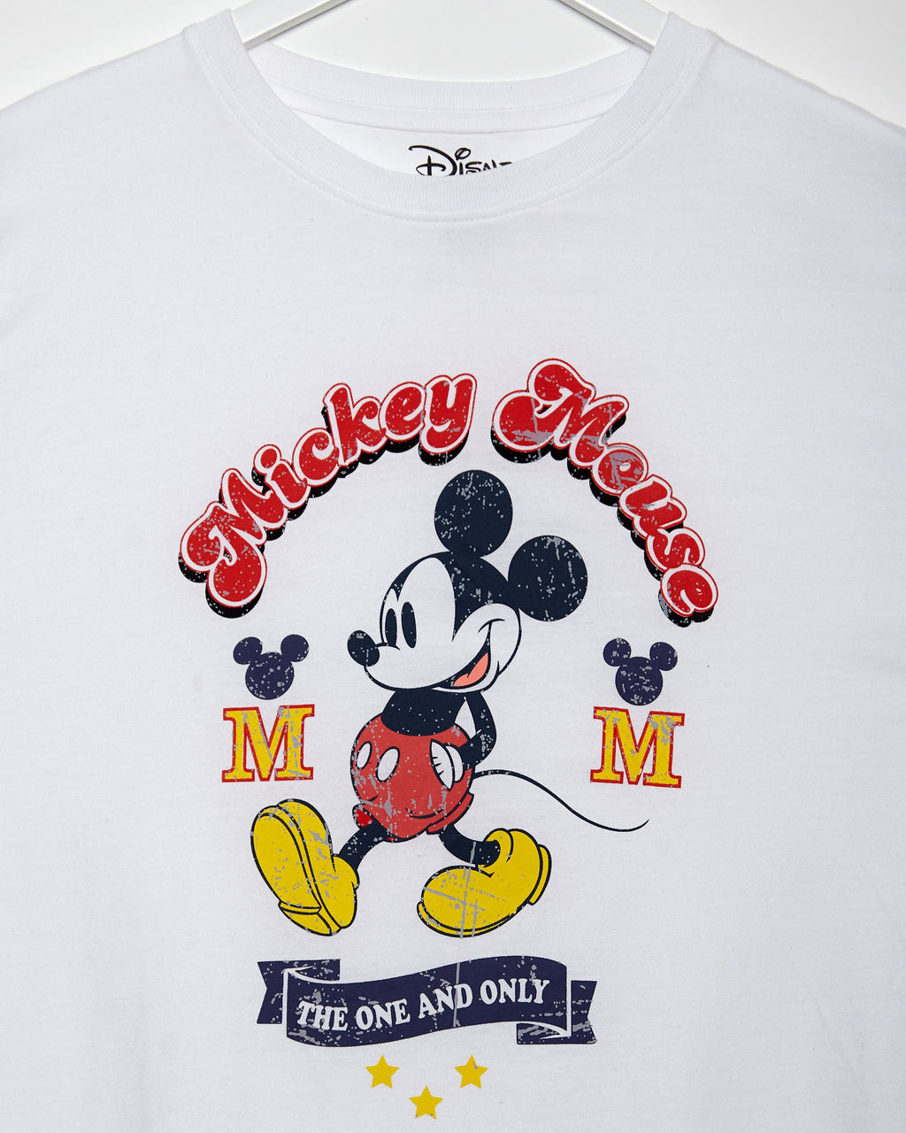 Disney Unisex T-Shirt: Mickey Mouse One & Only Unisex T-Shirt - white