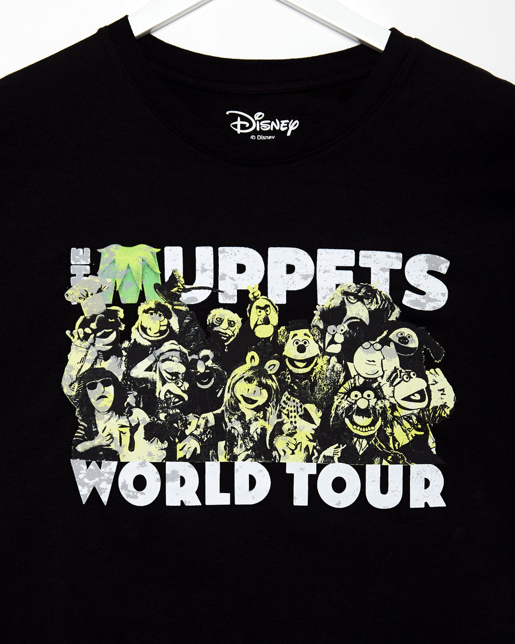 Official Disney: The Muppets World Tour Unisex T-Shirt - Black