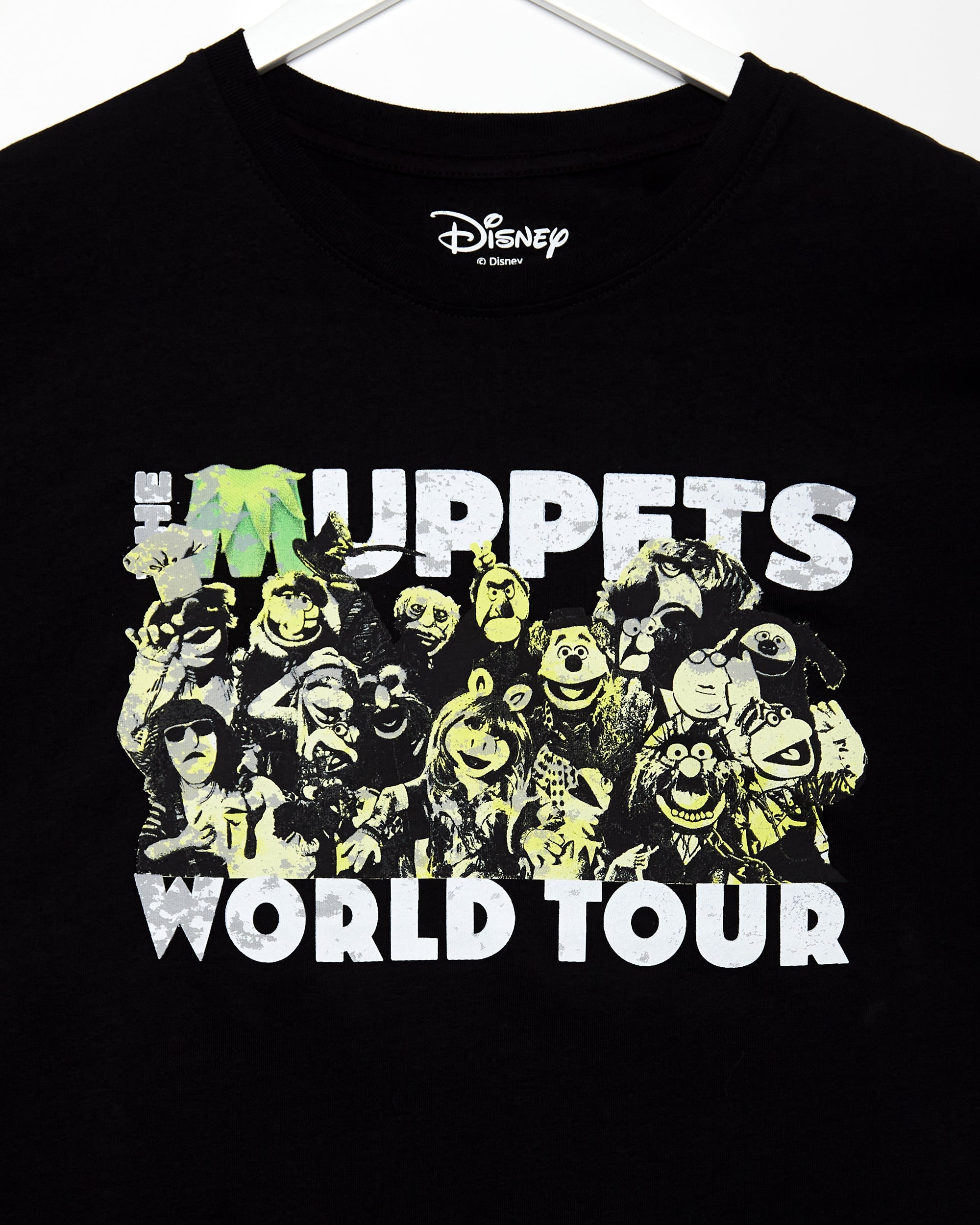 Official Disney: The Muppets World Tour Unisex T-Shirt - Black