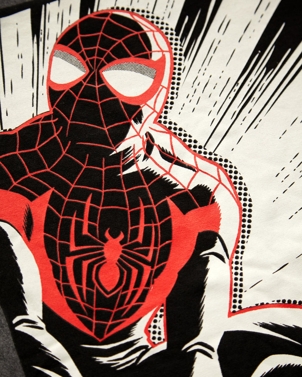 Official Marvel Comics, Spider-man distressed tee - Grey