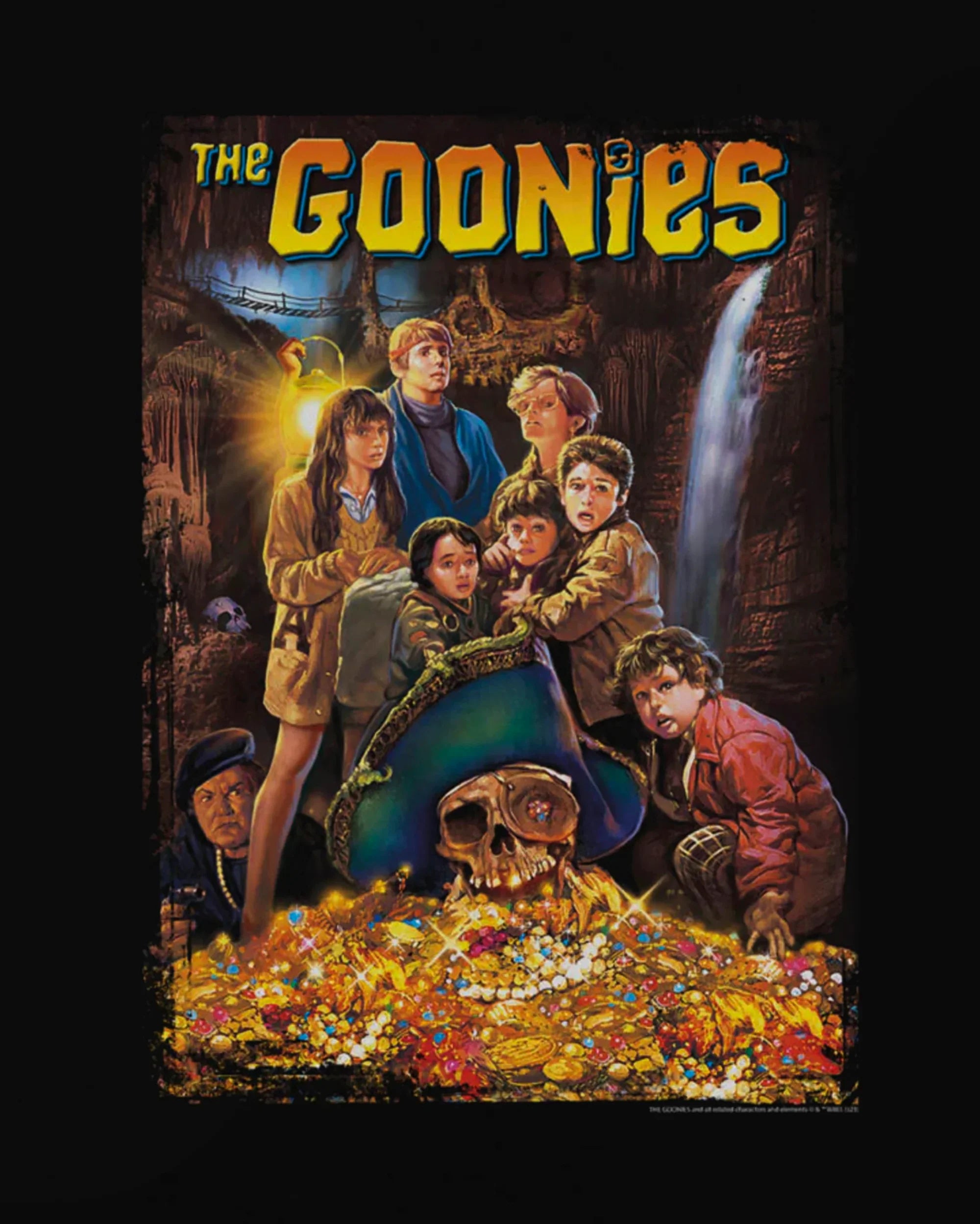 Official The Goonies Movie - low cut cropped tee