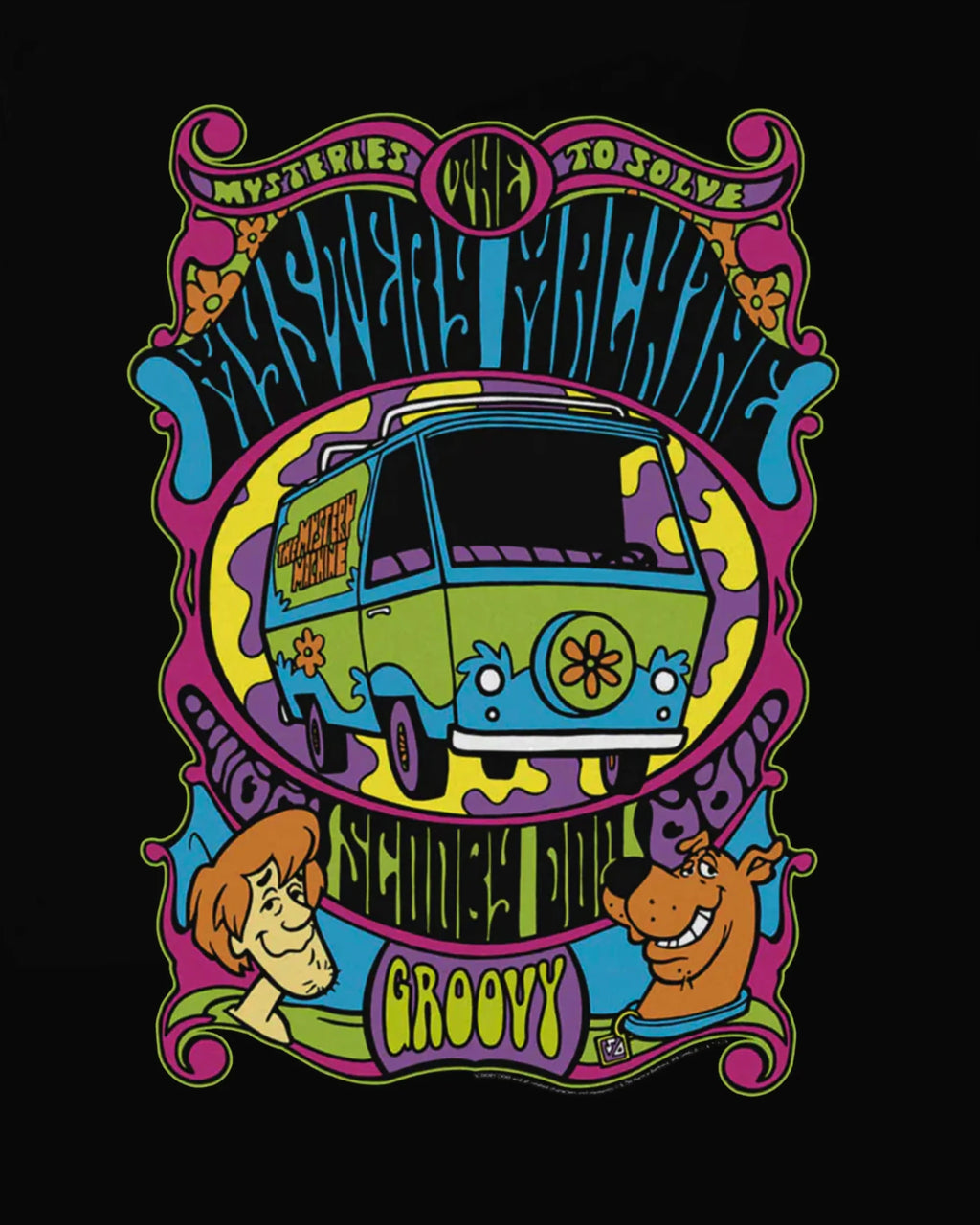 Official Scooby-Doo Mysteries To Solve - low cut cropped tee