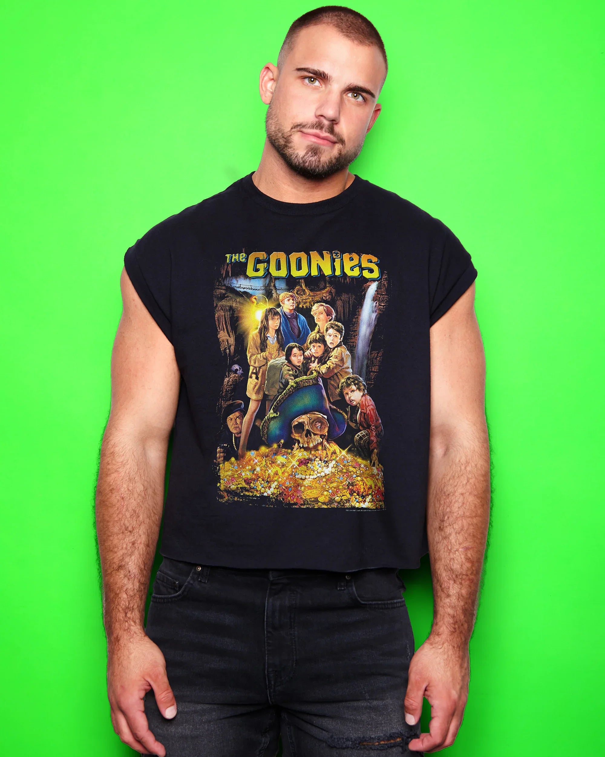 Official The Goonies Movie - low cut cropped tee