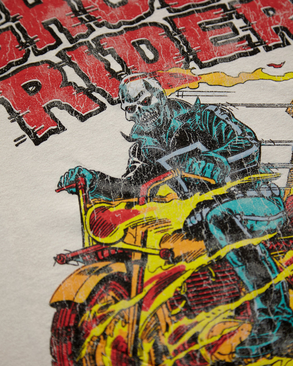 Official Marvel, Ghost Rider t-shirt - sand
